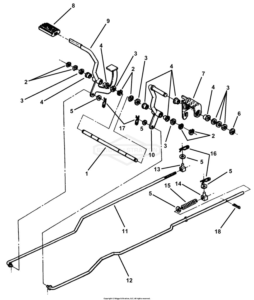 Brake & Forward/Reverse Control Assemblies