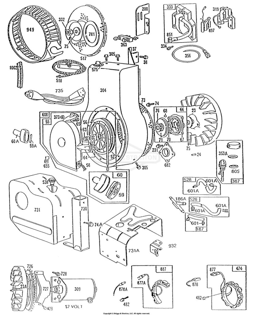 Blower Hsg,Sno-Gard,Rewind