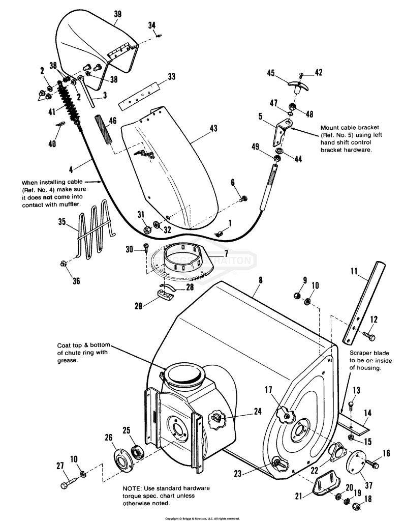 Auger Housing & Chute Group