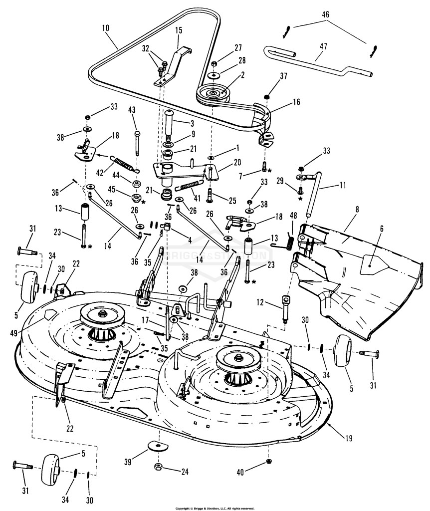 38 Cutting Deck, Belts, Brakes