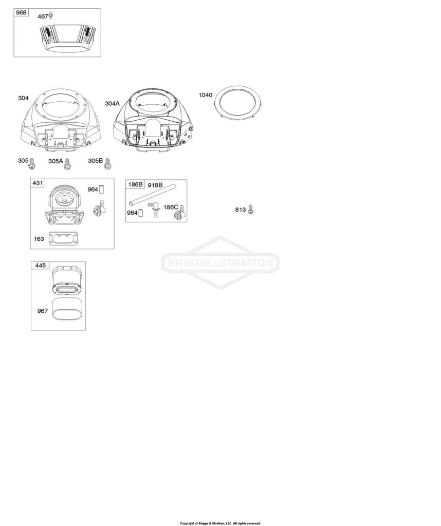 Blower Housing, Air Cleaner