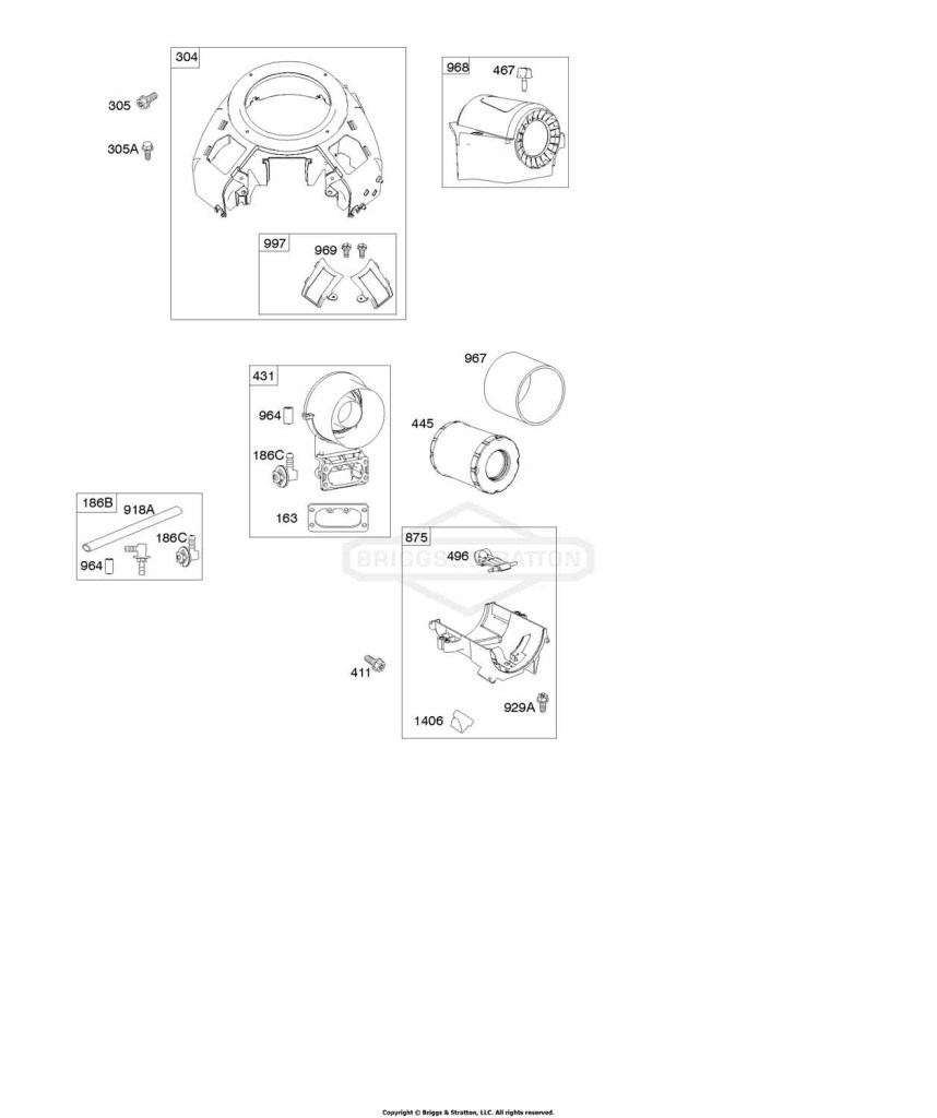 Blower Housing, Air Cleaner