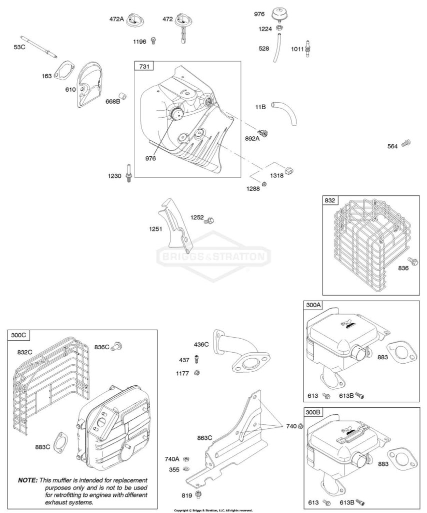 Blower Housing/Shrouds, Exhaust System