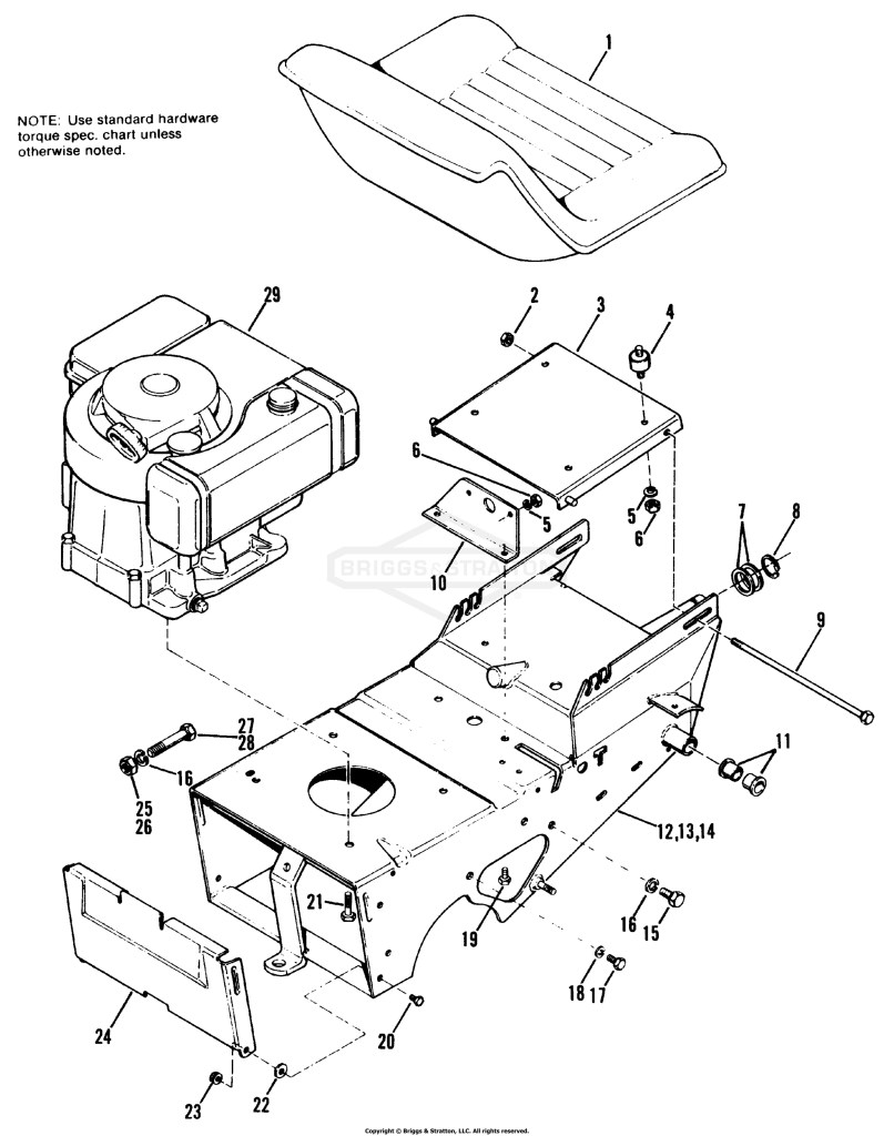 Engine & Seat Group