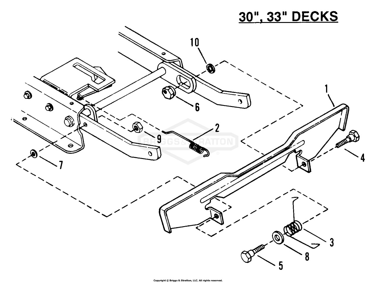 Blade Stop Pedals (30, 33 Decks)