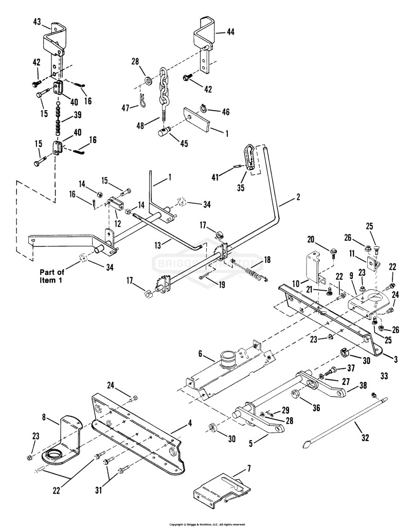 42 Rails, Lift Arms, Cam Lift