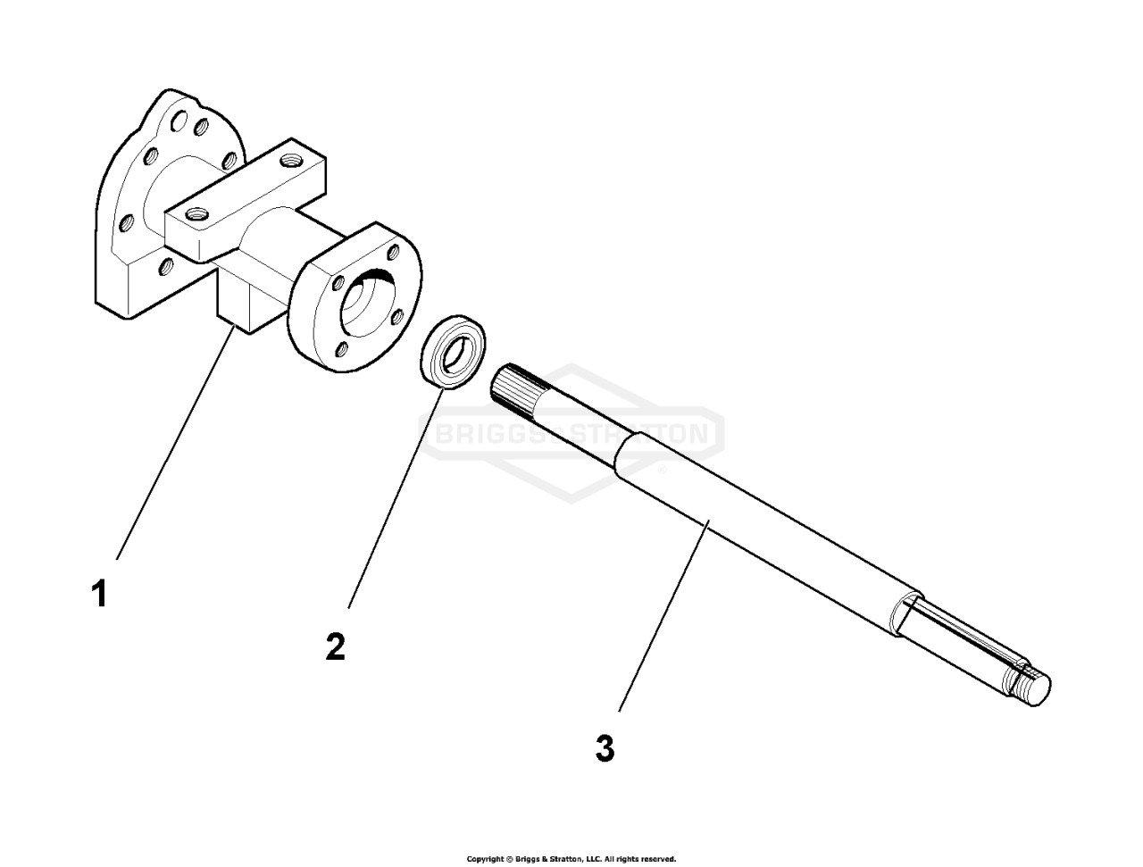 Axle Housing SERVICE PARTS - Peerless Model 2650-007 (1709736)