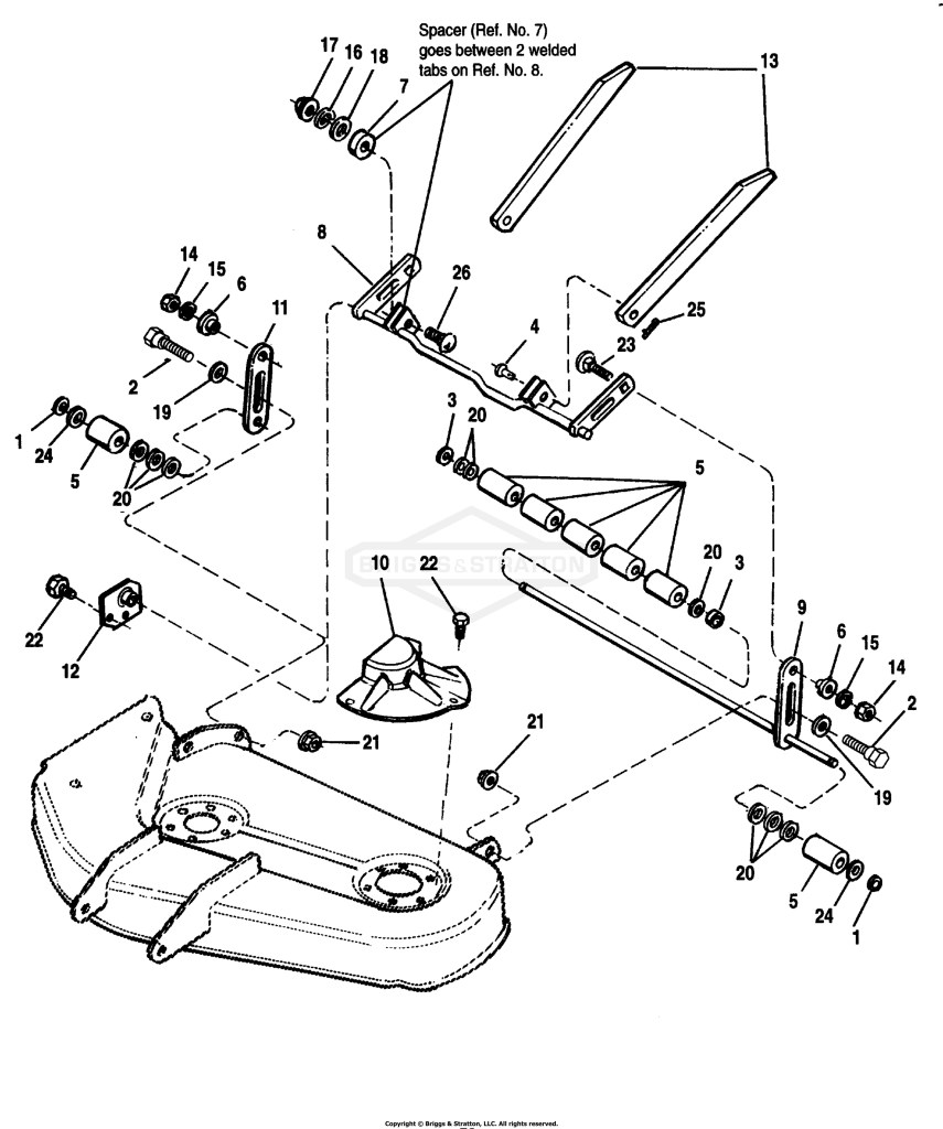 34 Mower Deck-Height Adjustment