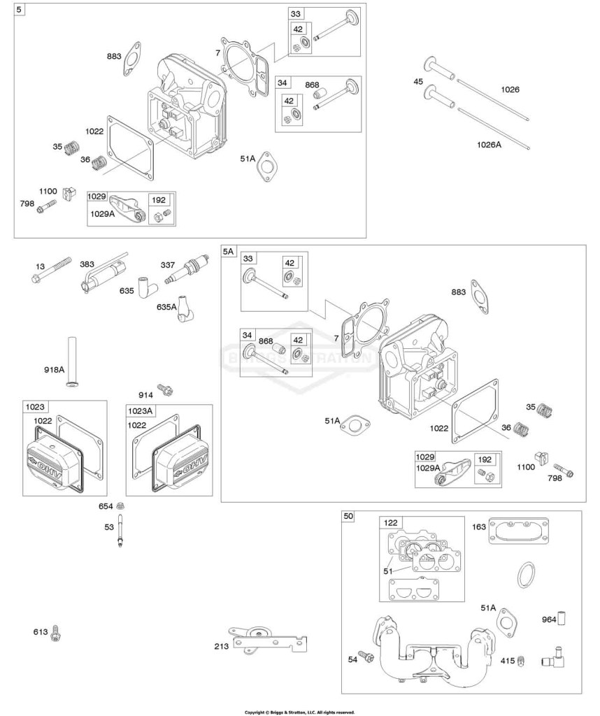 Cylinder Head, Rocker Arm Cover, Intake Manifold