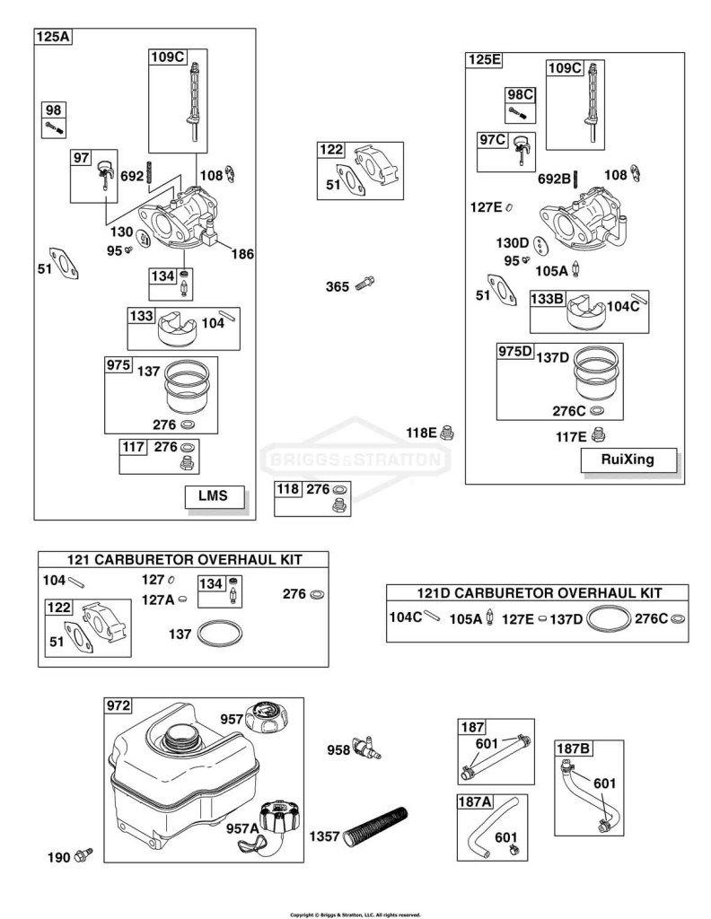 Carburetor, Fuel Supply