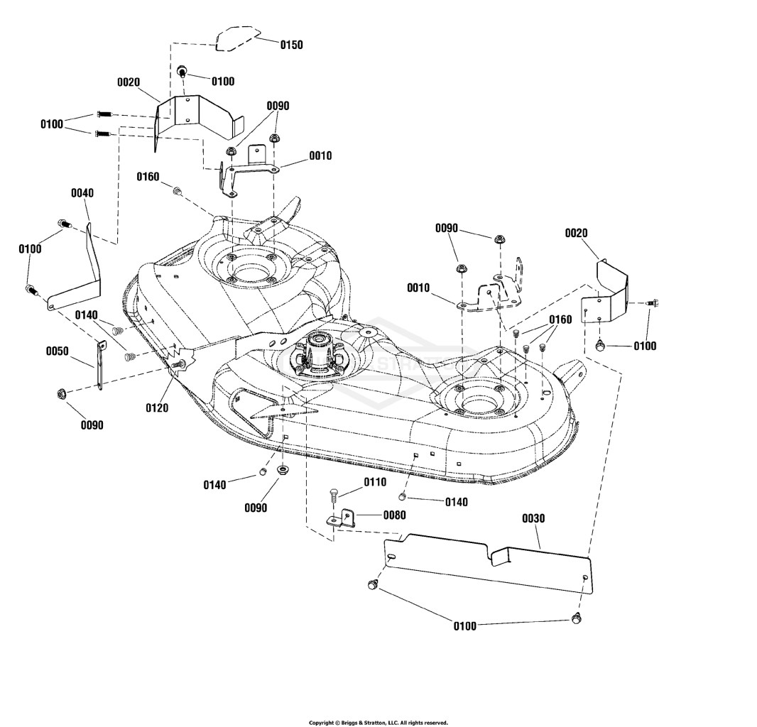46 (117cm) Mower Deck - French Guard Group