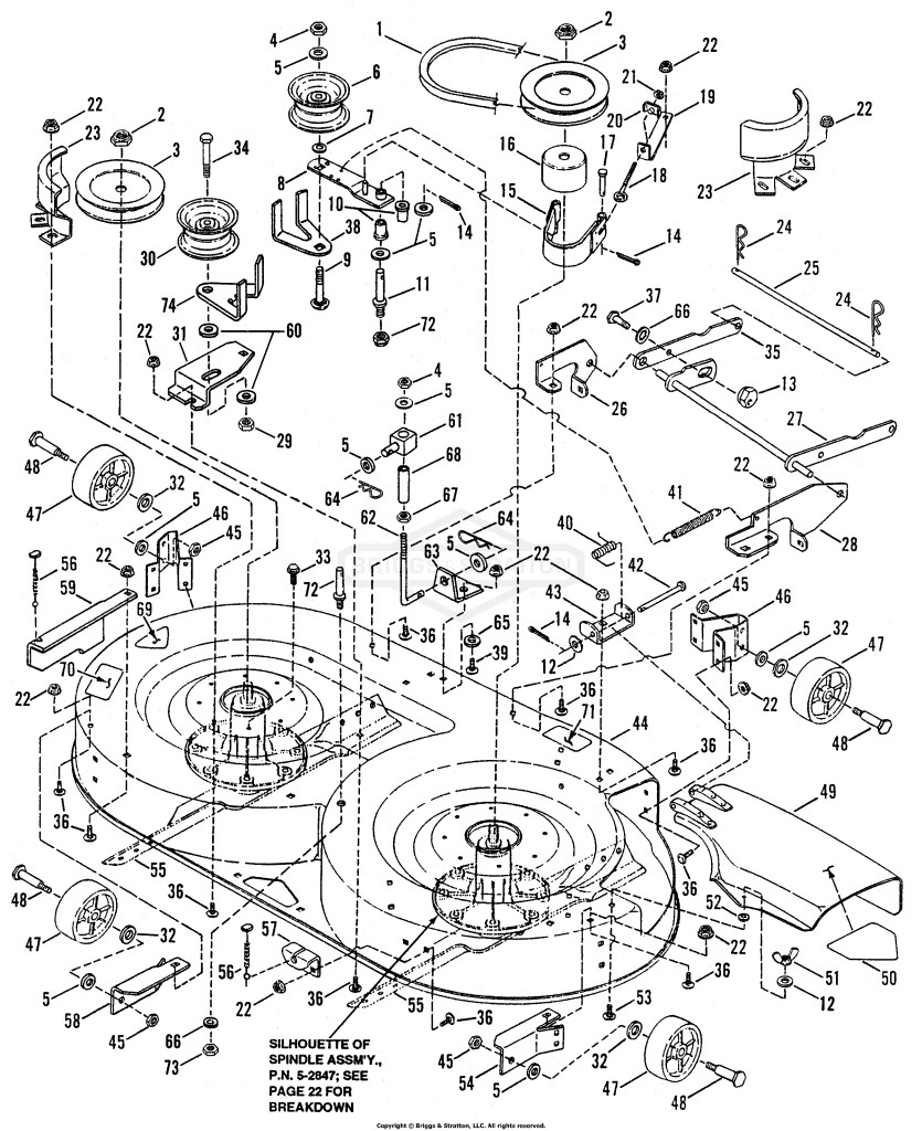 Cutting Deck, Belts, Brakes