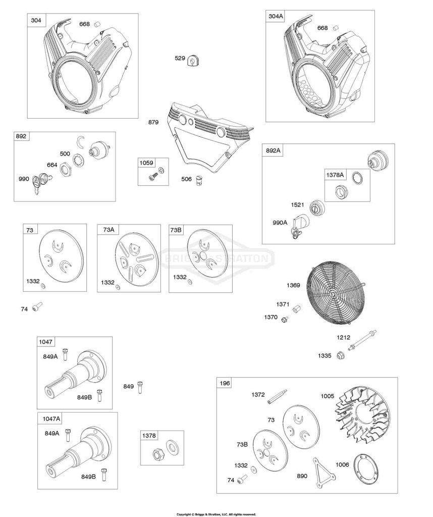 Blower Housings, Rotating Screens, Stub Shafts