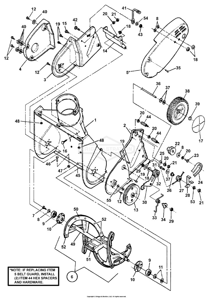 AUGER HOUSING, DRIVE SYSTEM, CHASSIS