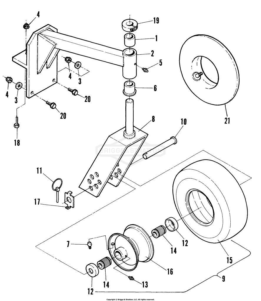Caster Wheel Assembly