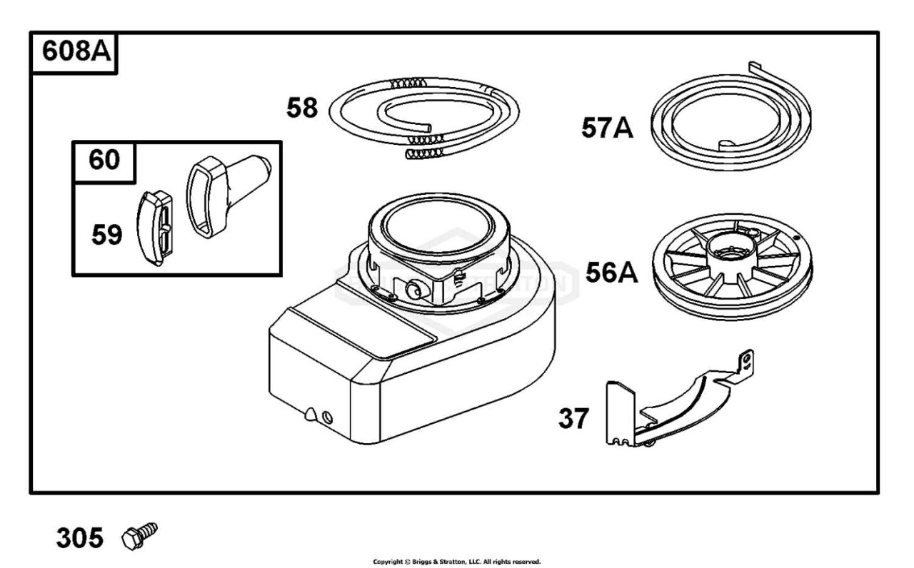 Blower Housing & Rewind Group