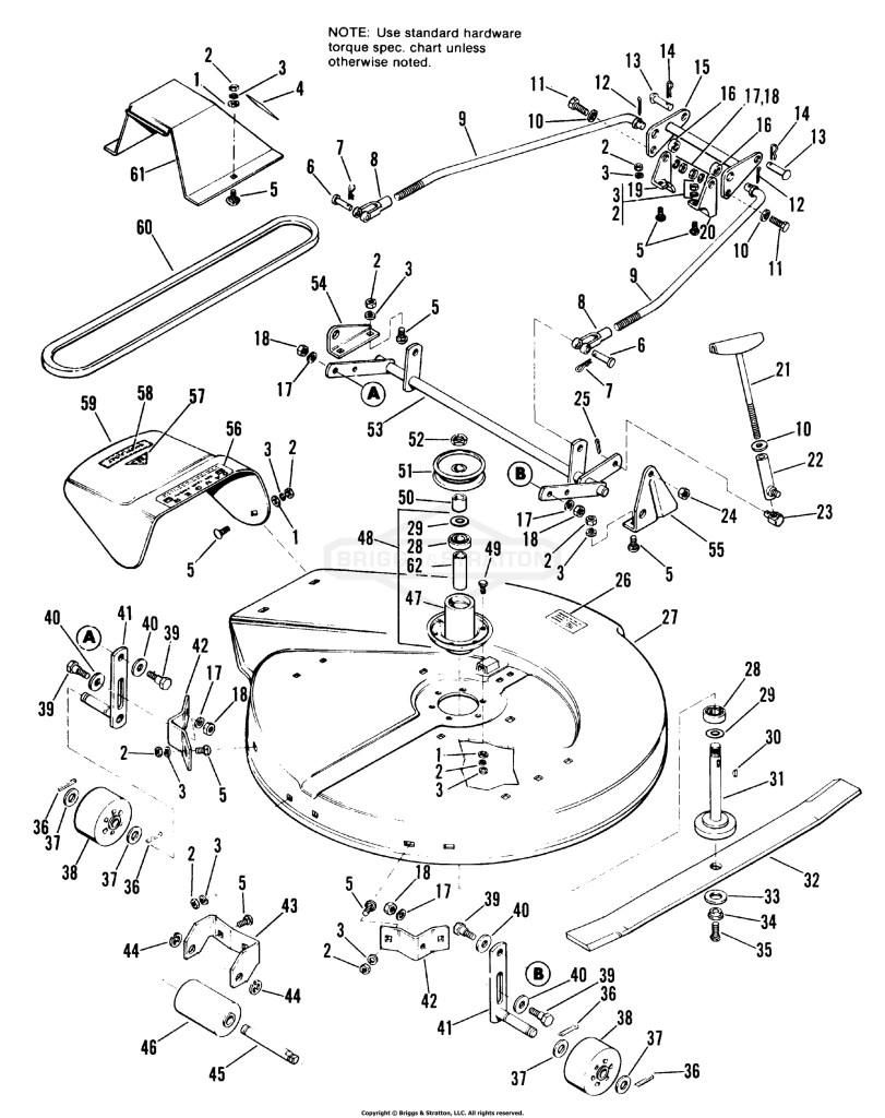 26 Mower Housing, Arbor & Controls Group