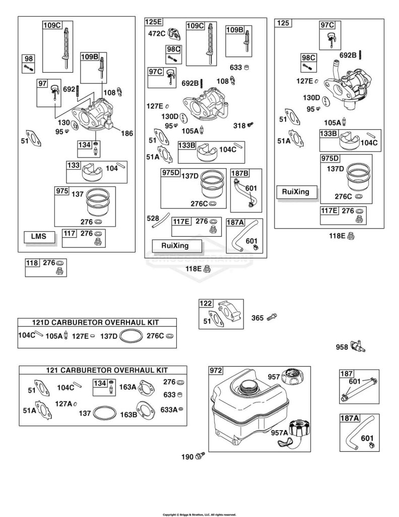 Carburetor, Fuel Supply