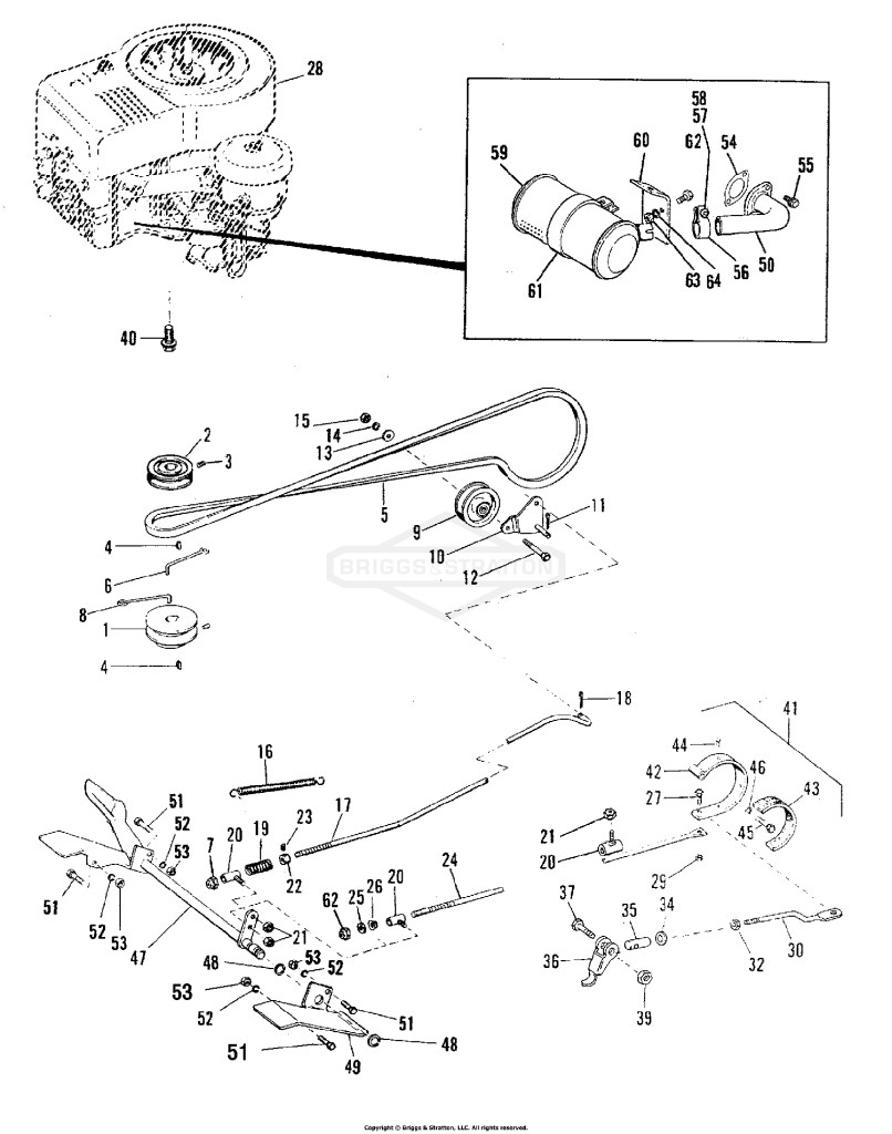 Engine Pulley Brake & Clutch Group (2932I04)
