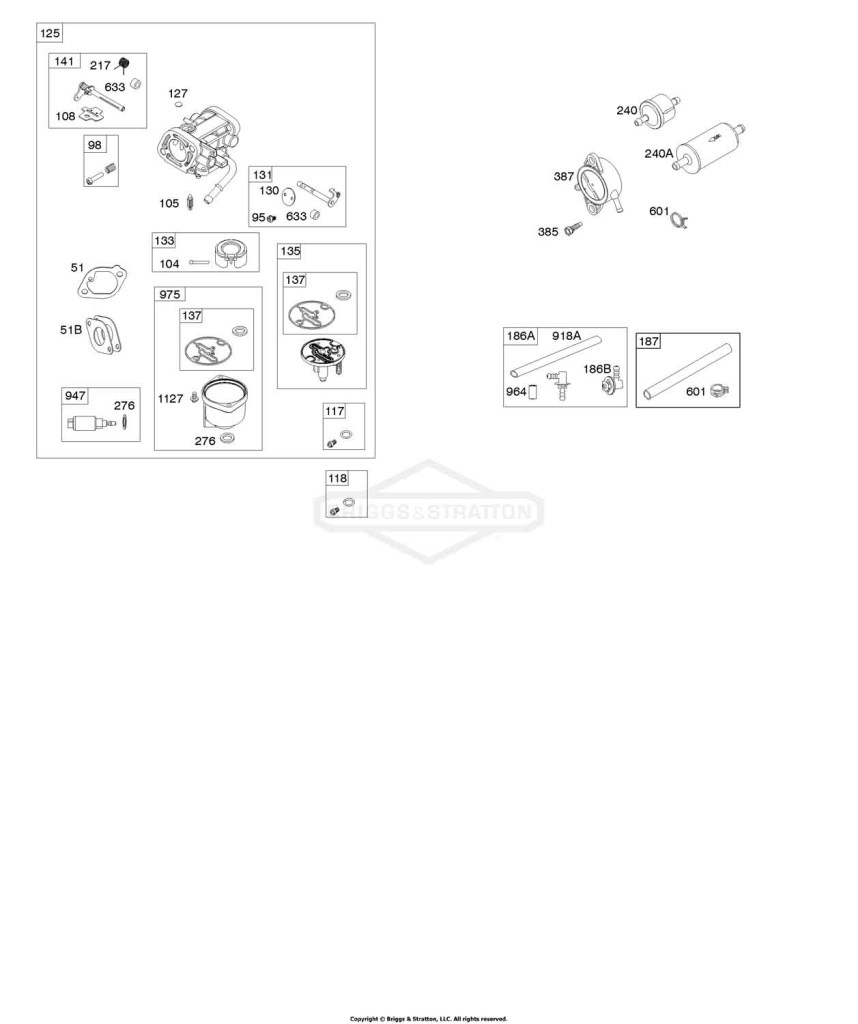 Carburetor, Fuel Supply