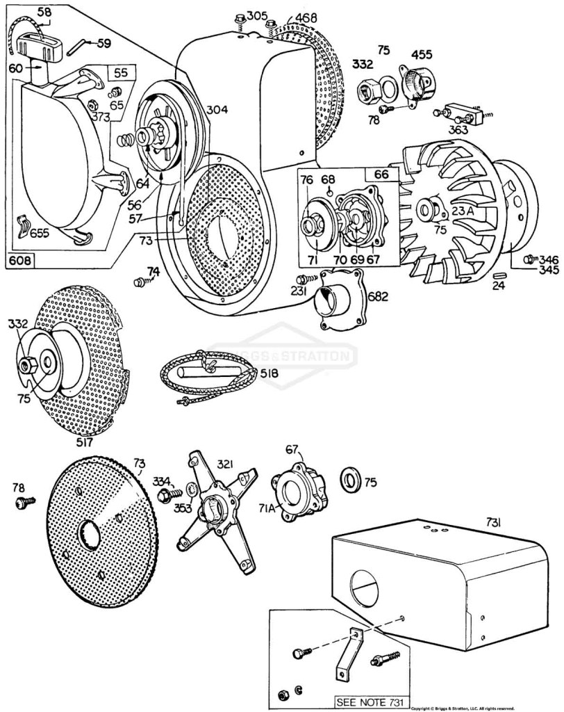 Blower Hsg,Rewind Assemblies