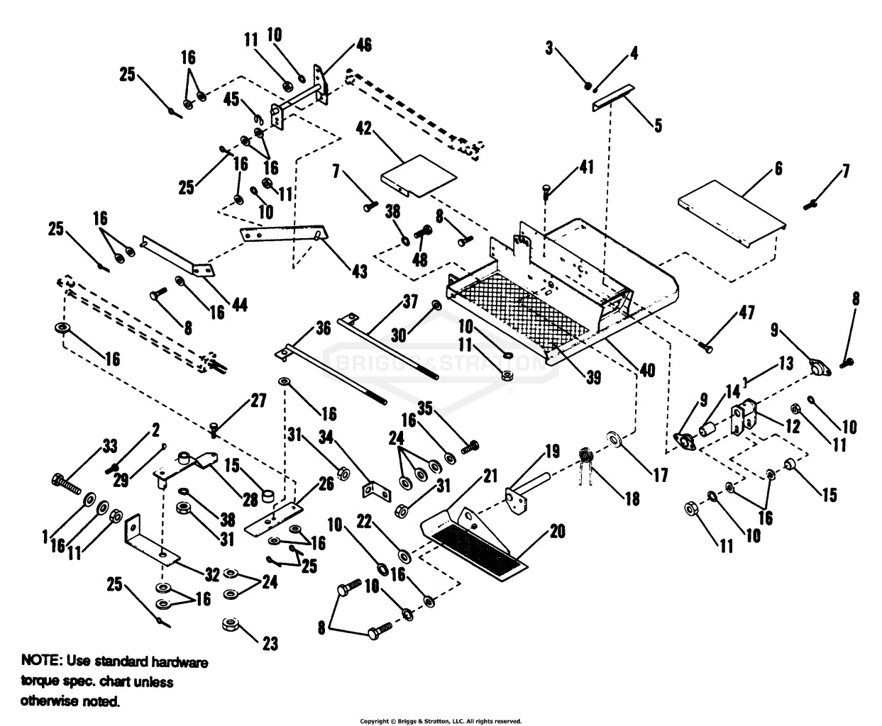 Control Pedal Group (Wheel-Steer Models)