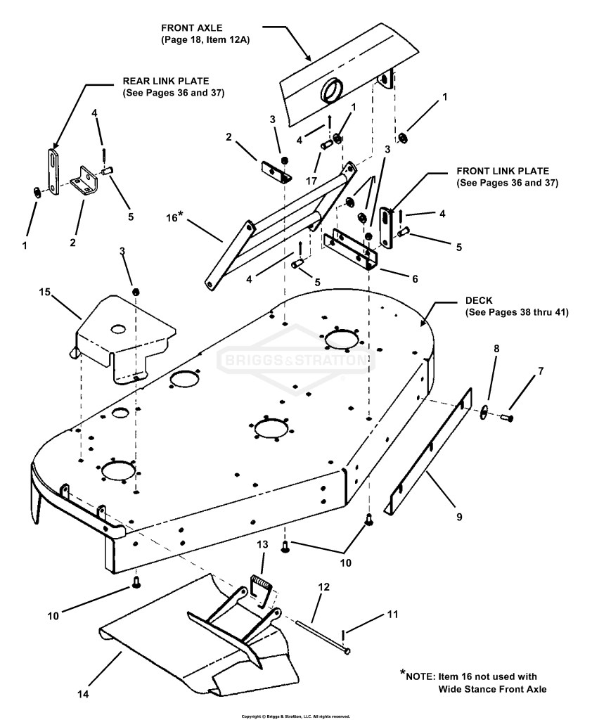 Chute, Deck Covers & Baffle