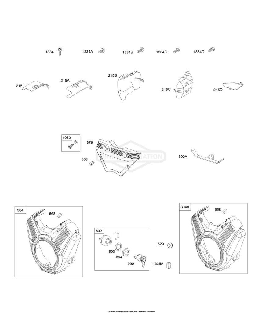 Air Guides, Blower Housings, Ignition Switch