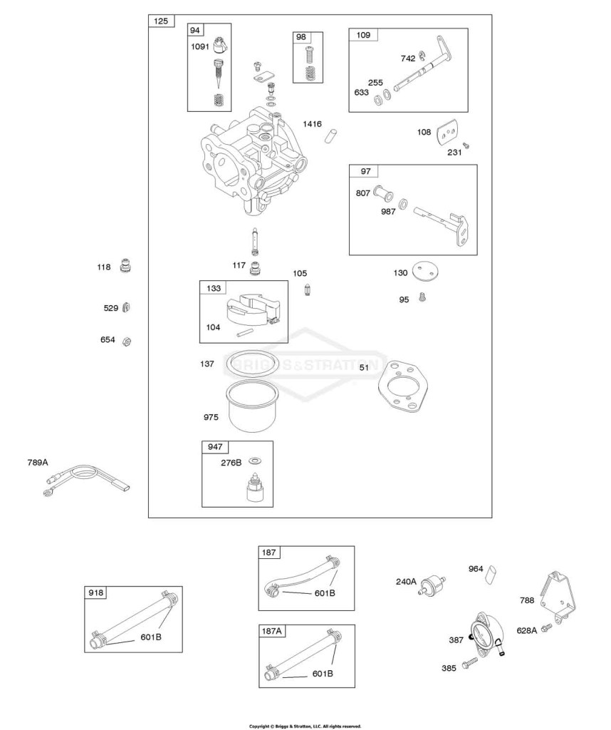 Carburetor, Fuel Supply, Cylinder Heads