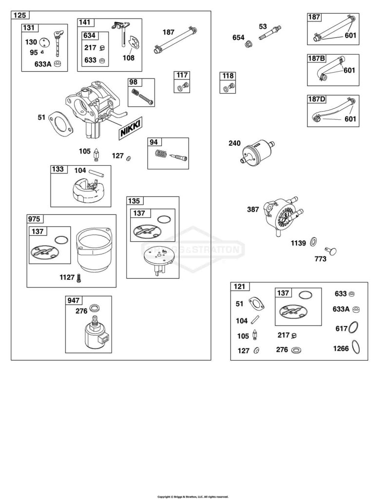 Carburetor and Fuel Supply Group