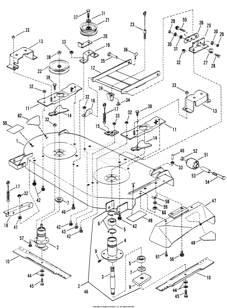 42 Cutting Deck & Components