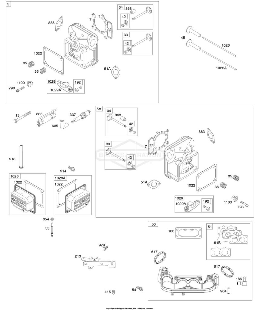 Cylinder Head, Rocker Arm Cover, Intake Manifold