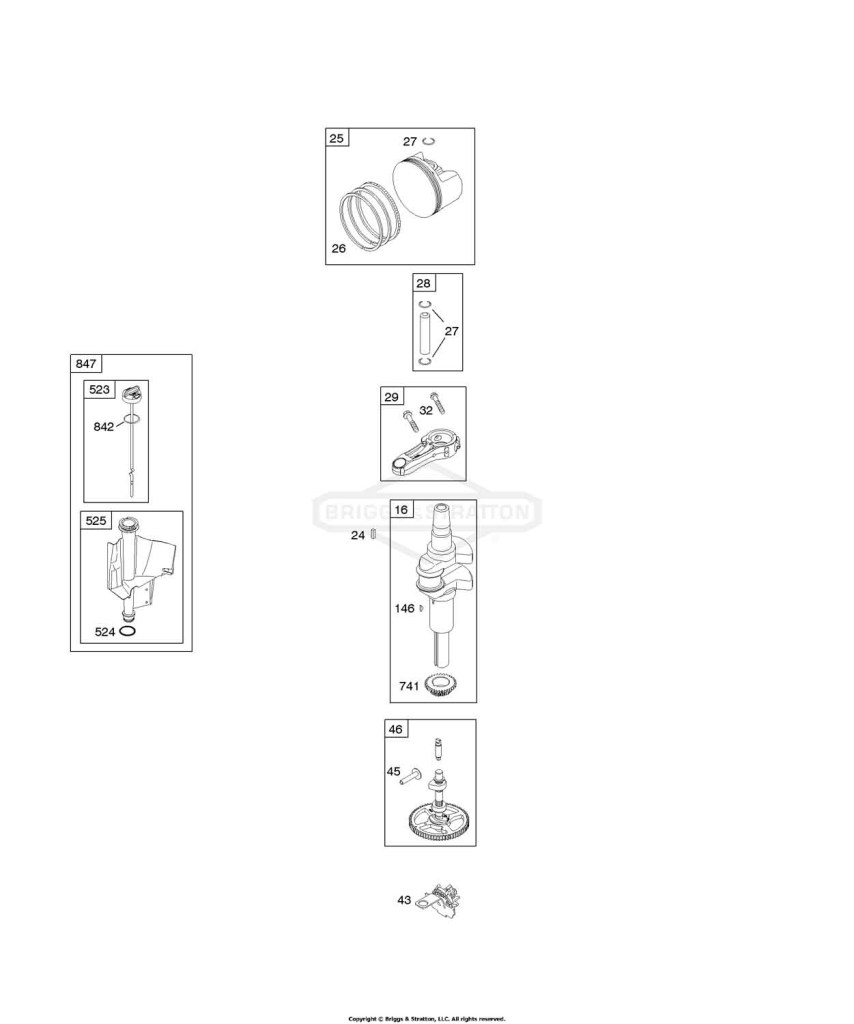 Camshaft, Crankshaft, Lubrication, Piston, Rings, Connecting Rod, Valves