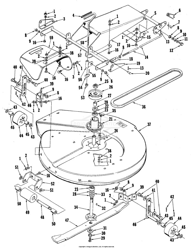 Mower Deck & Arbor Housing Group (3855I05)