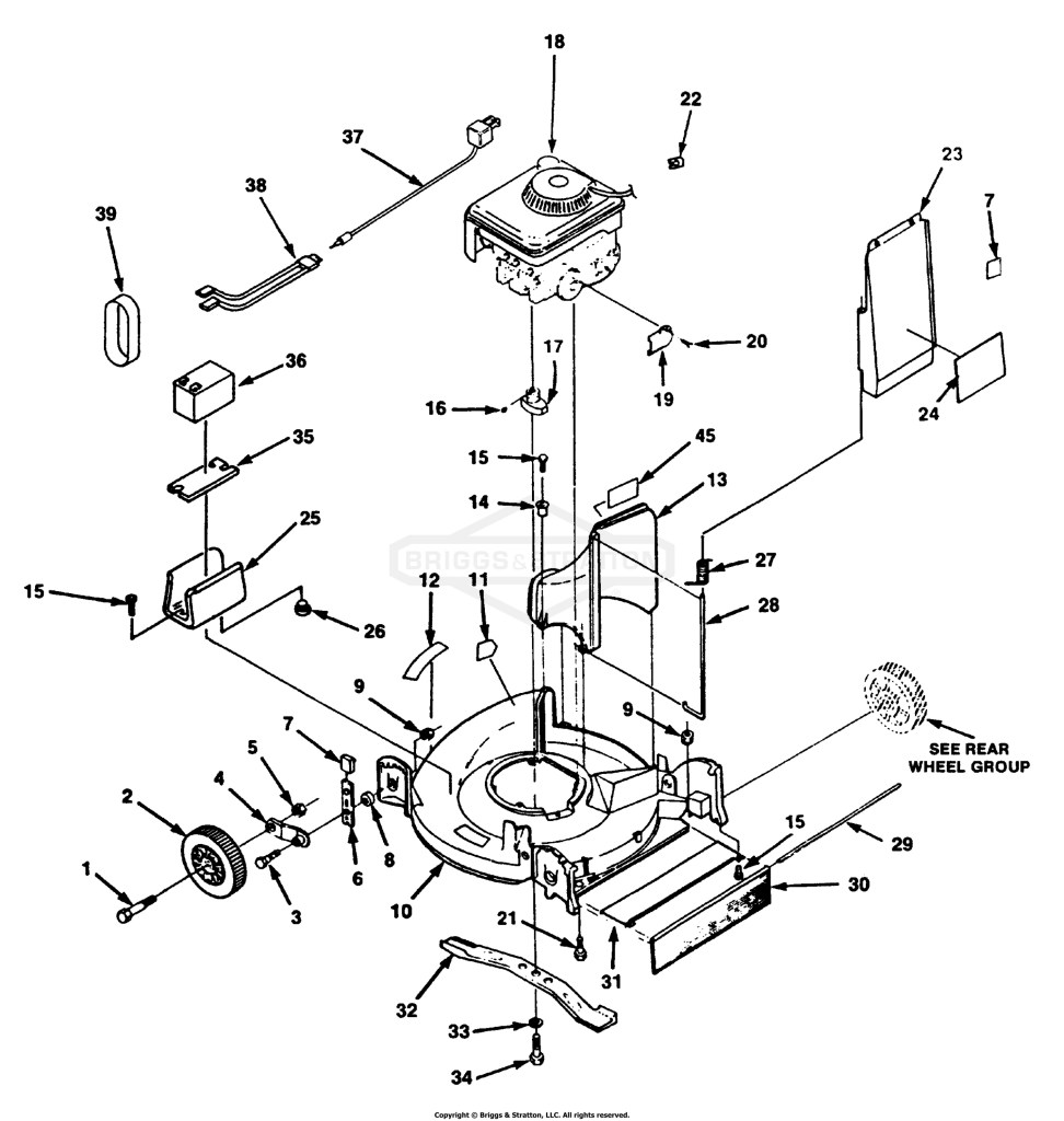 Engine & Mower Deck Group