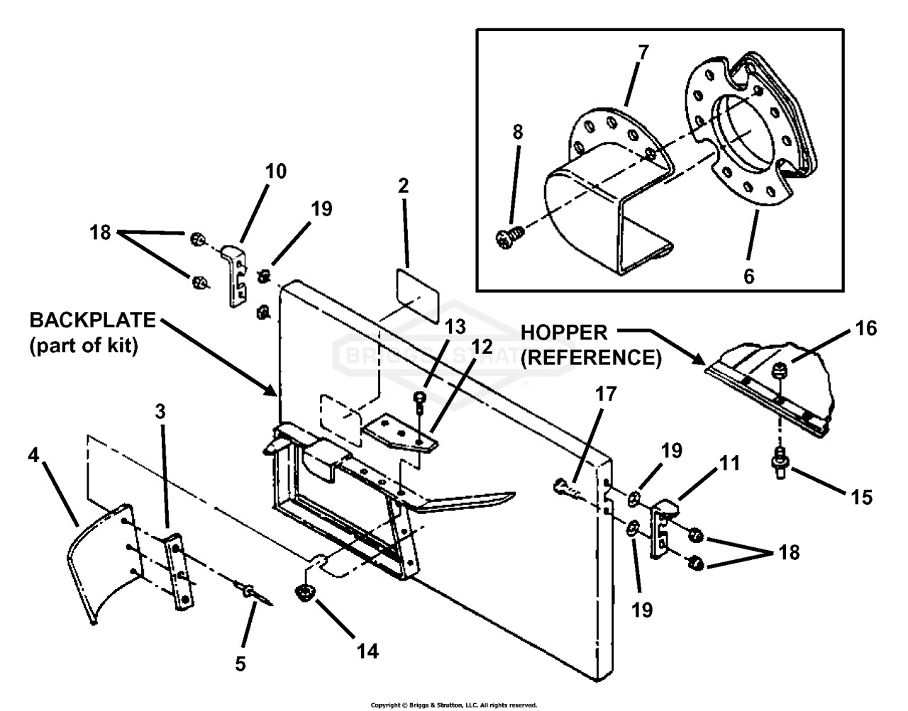 Grass Catcher Mount