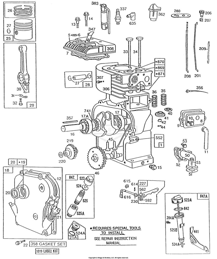Cyl, Piston, Oil Fill,CrnkCse