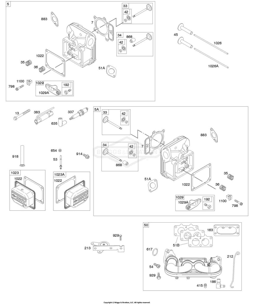 Cylinder Head, Rocker Arm Cover, Intake Manifold