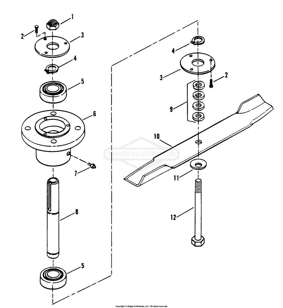 Cutter Housing Assembly (Electric Clutch)