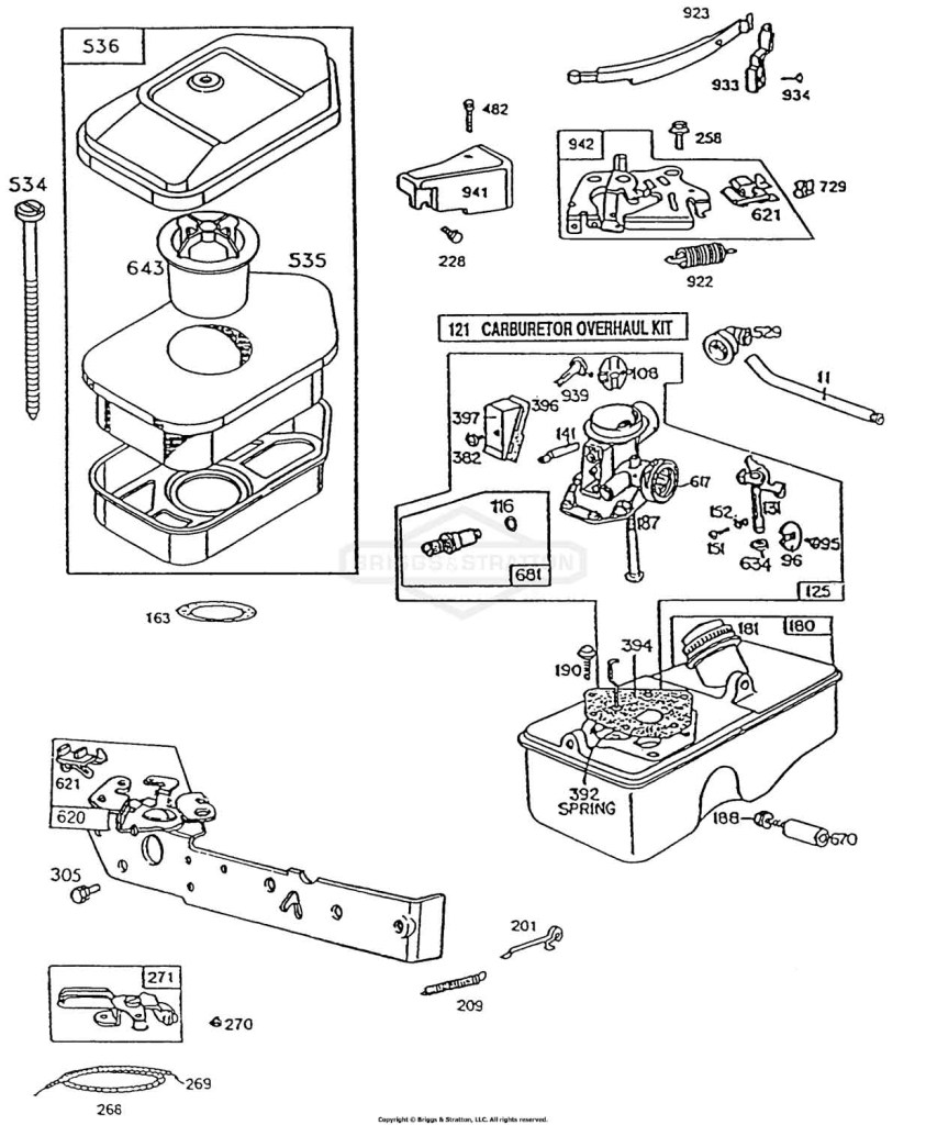 Carb,Air Cleaner,Fuel Tank