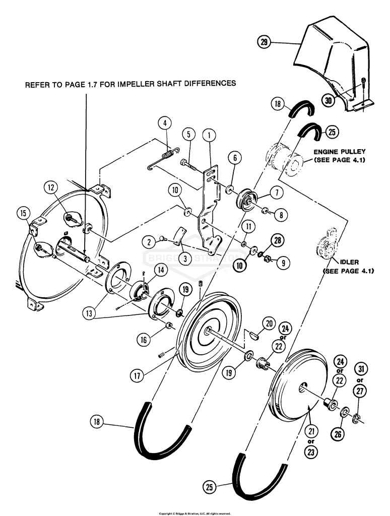 Belts, Idler, Drive Plate, Sheave