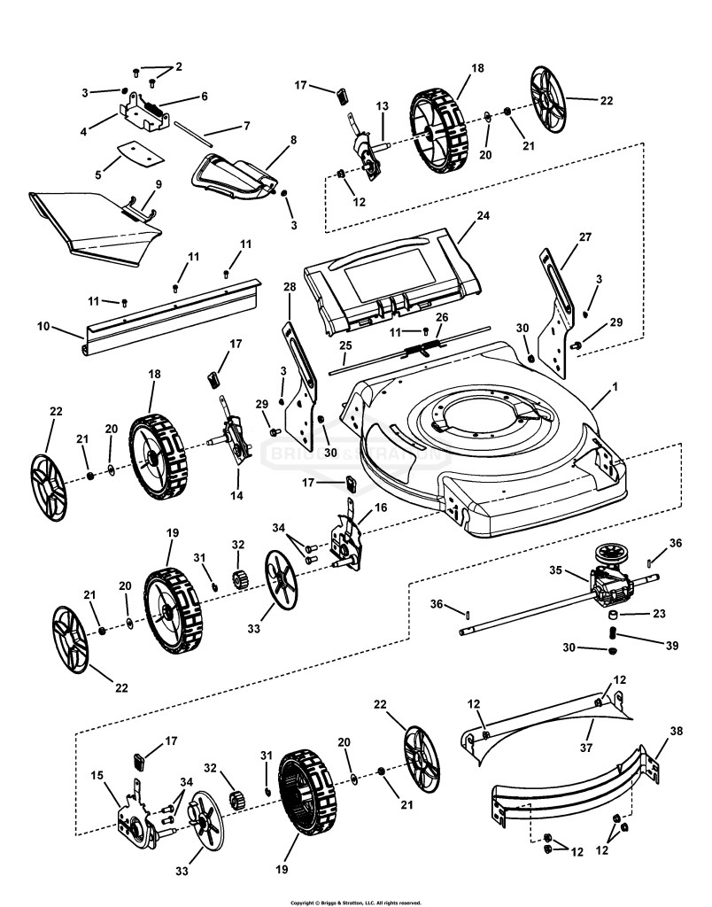Deck Assemby (Self-Propelled)