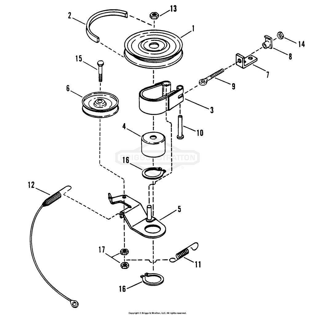 Belt, Blade Brake, 41 Cutting Deck