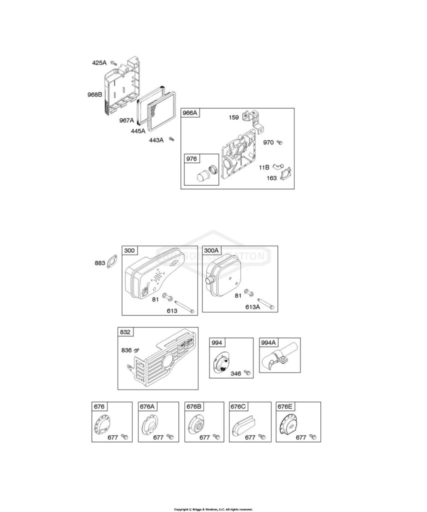 Air Cleaner, Exhaust System