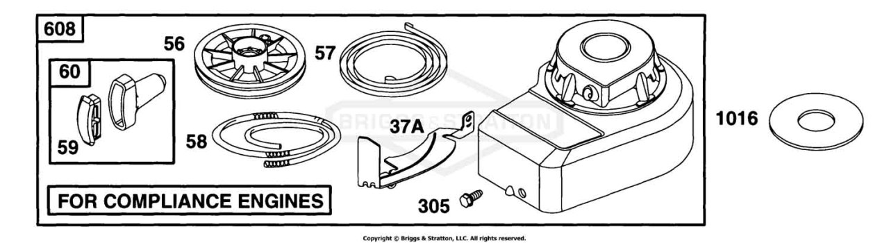 Blower Hsg, Rewind
