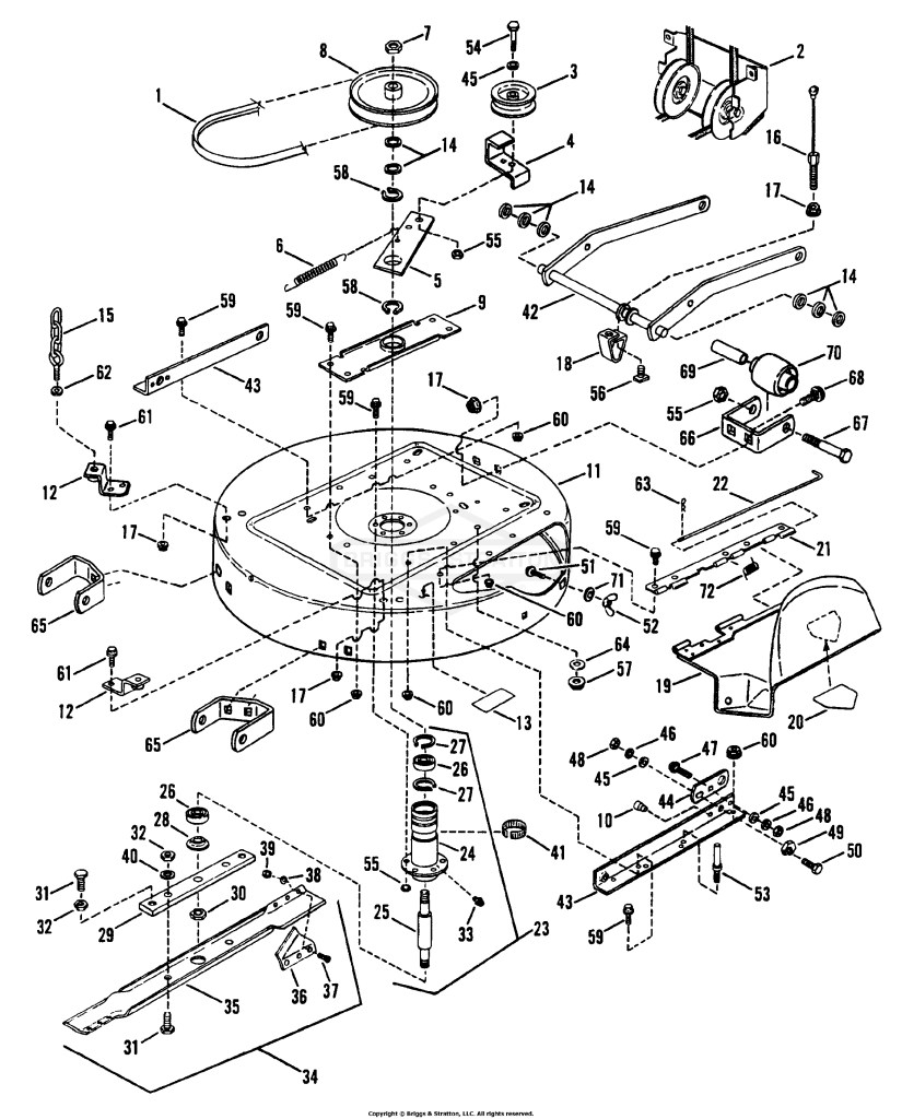Cutting Deck, Belts