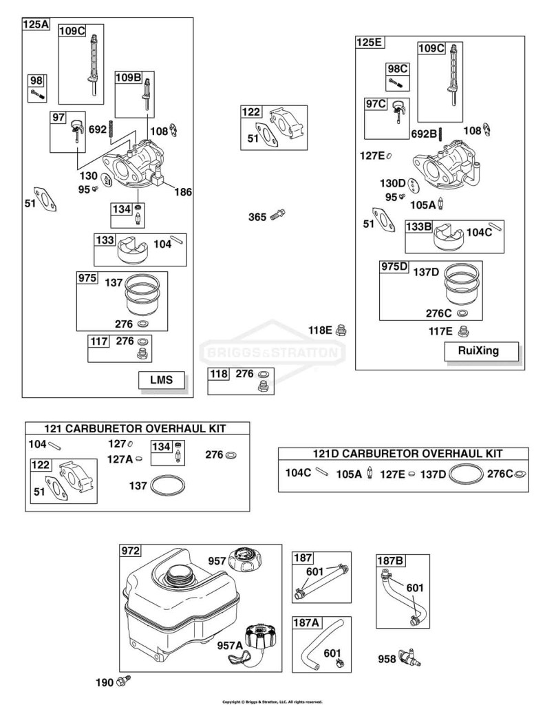 Carburetor, Fuel Supply