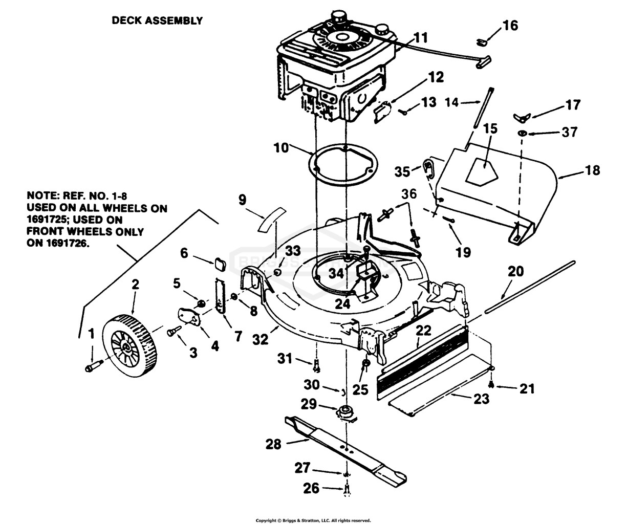 Engine & Mower Deck Group