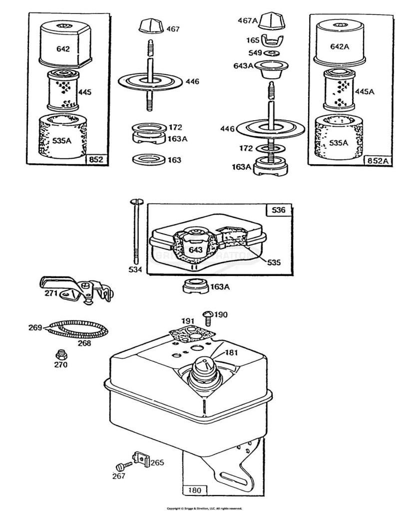 Fuel Tank,Air Cleaner groups