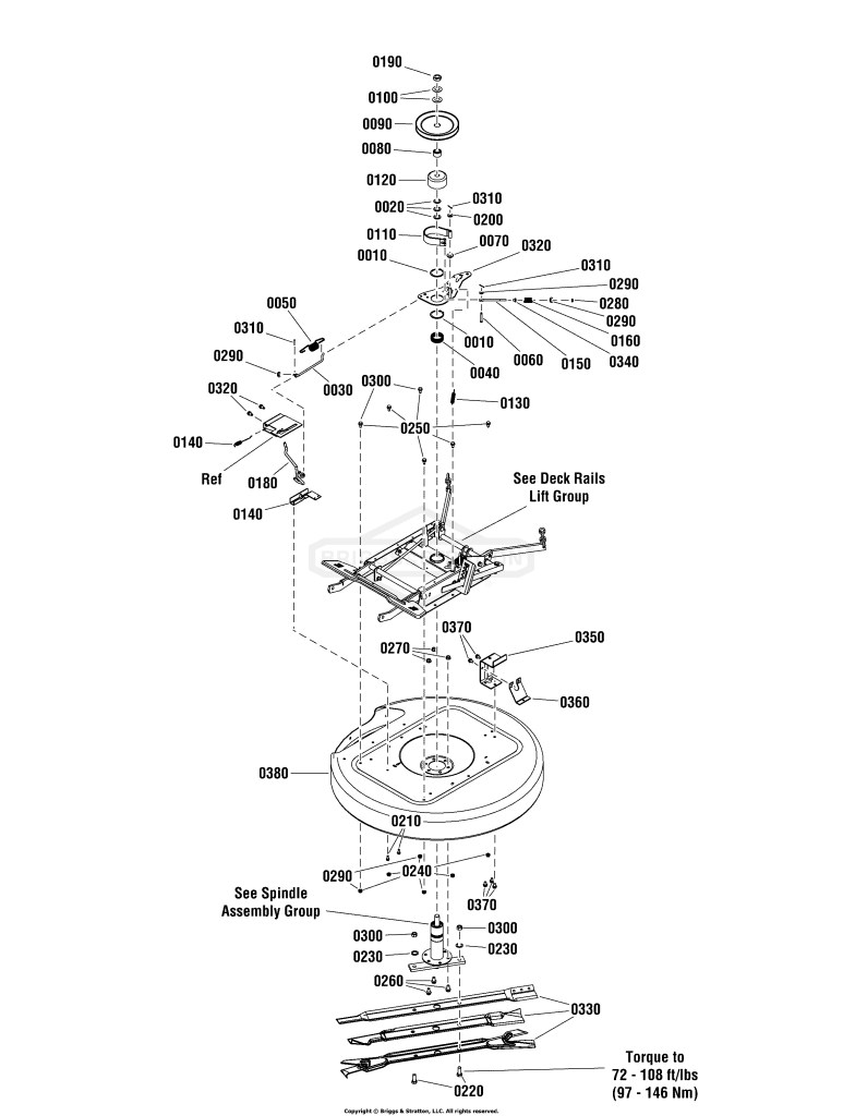 33 Mower Deck Clutch Assembly